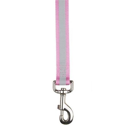 PAMPEREDPETS Guardian Gear Reflective Ld 4 Ft x .62 In Pink PA444210